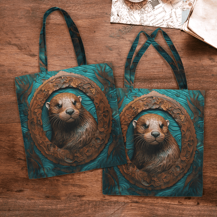Otter Lovers Tote Bag, Pillow and BackPack