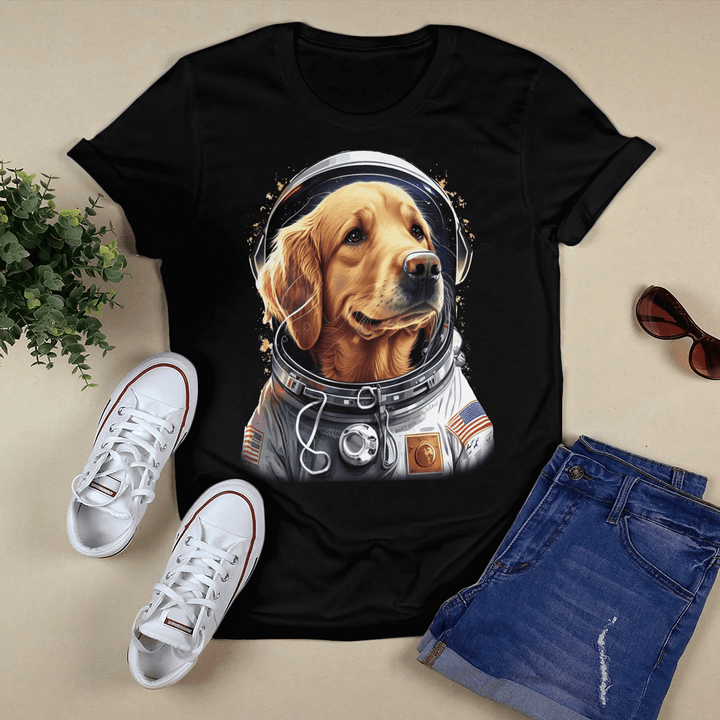 Astronaut Golden Retriever