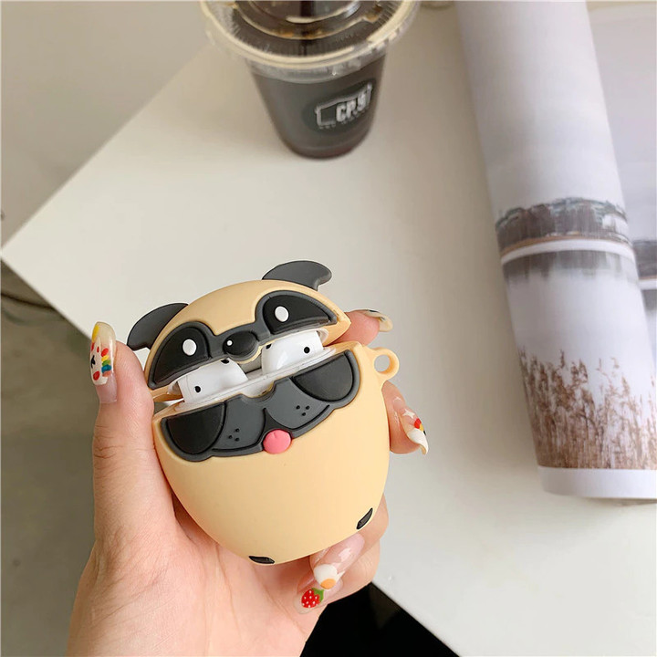 PugDog Silicone Earphone Cases For Airpods