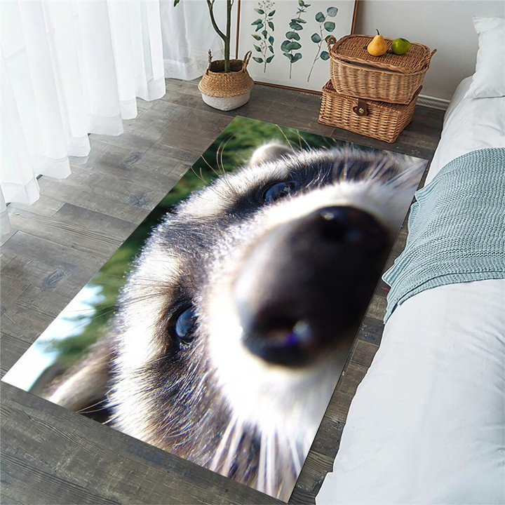 Raccoon Floor Carpets for Living Room