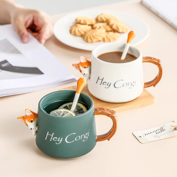 Corgi Ceramic Coffee Mug