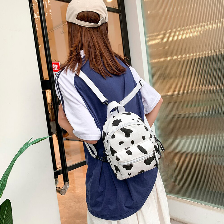 Cow Pattern Schoolbag