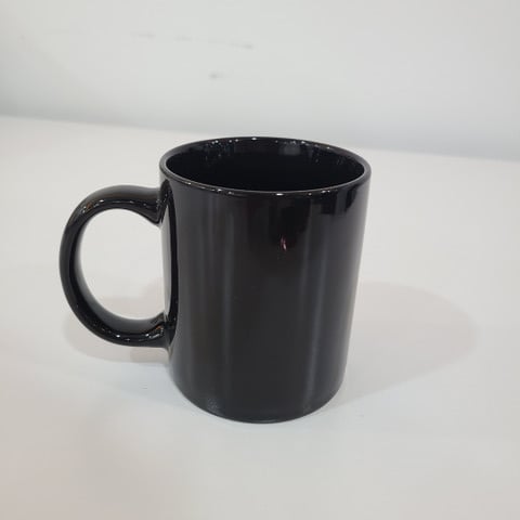 Griiyakii mugs Porcelain Black Coated Classic Water Glass