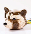 Creative 3D Raccoon mug cups and mugs