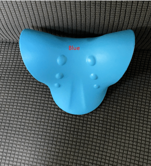 Neck Shoulder Stretcher Relaxer Chiropractic Traction Pillow for Pain Relief