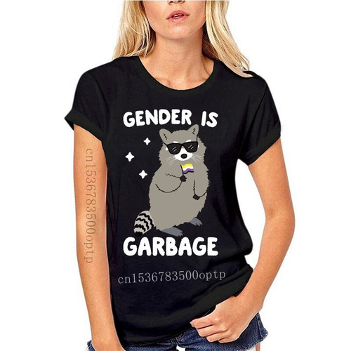 Gender Is Garbage Non-binary Raccoon T Shirt