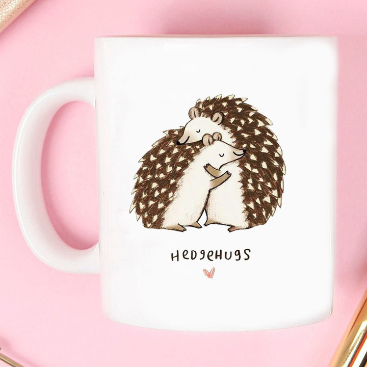Funny Hedgehog Love Coffee Mug