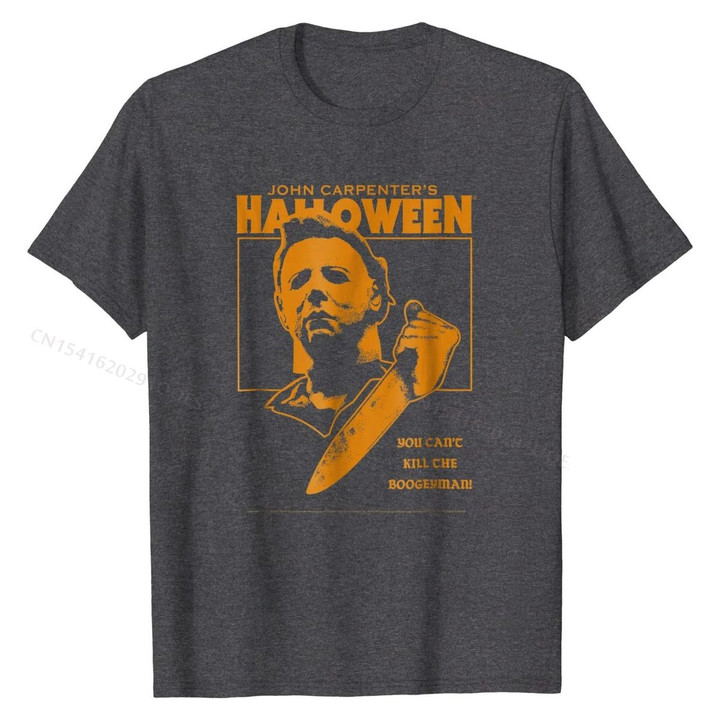 Halloween You Can't Kill the Boogeyman! T-shirt Custom Tops T Shirt Cotton Men Tshirts Custom Faddish