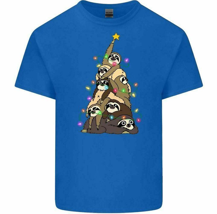 Unisex Sloth Christmas Tree T-Shirt