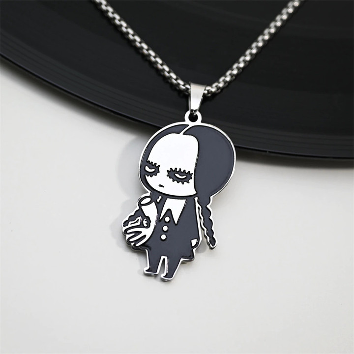 Wednesday Addams Necklace For Female