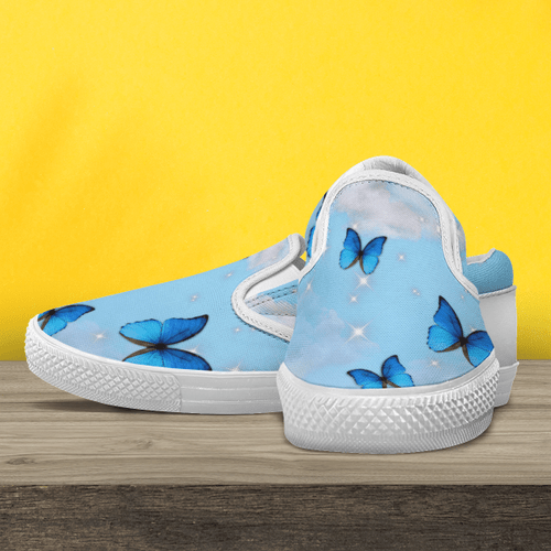 Butterfly Slip On Shoes