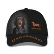 Dachshund Personalized Name 3D Classic Cap Gift For Dachshund Lovers