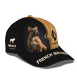 French Bulldog Personalized Name 3D Classic Cap Gift For French Bulldog Lovers
