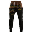 Horse Racing With Golden Silhouette Custom Name 3D Sweatpants