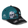 Music Skull Disc Jockey Personalized Name 3D DJs Classic Cap