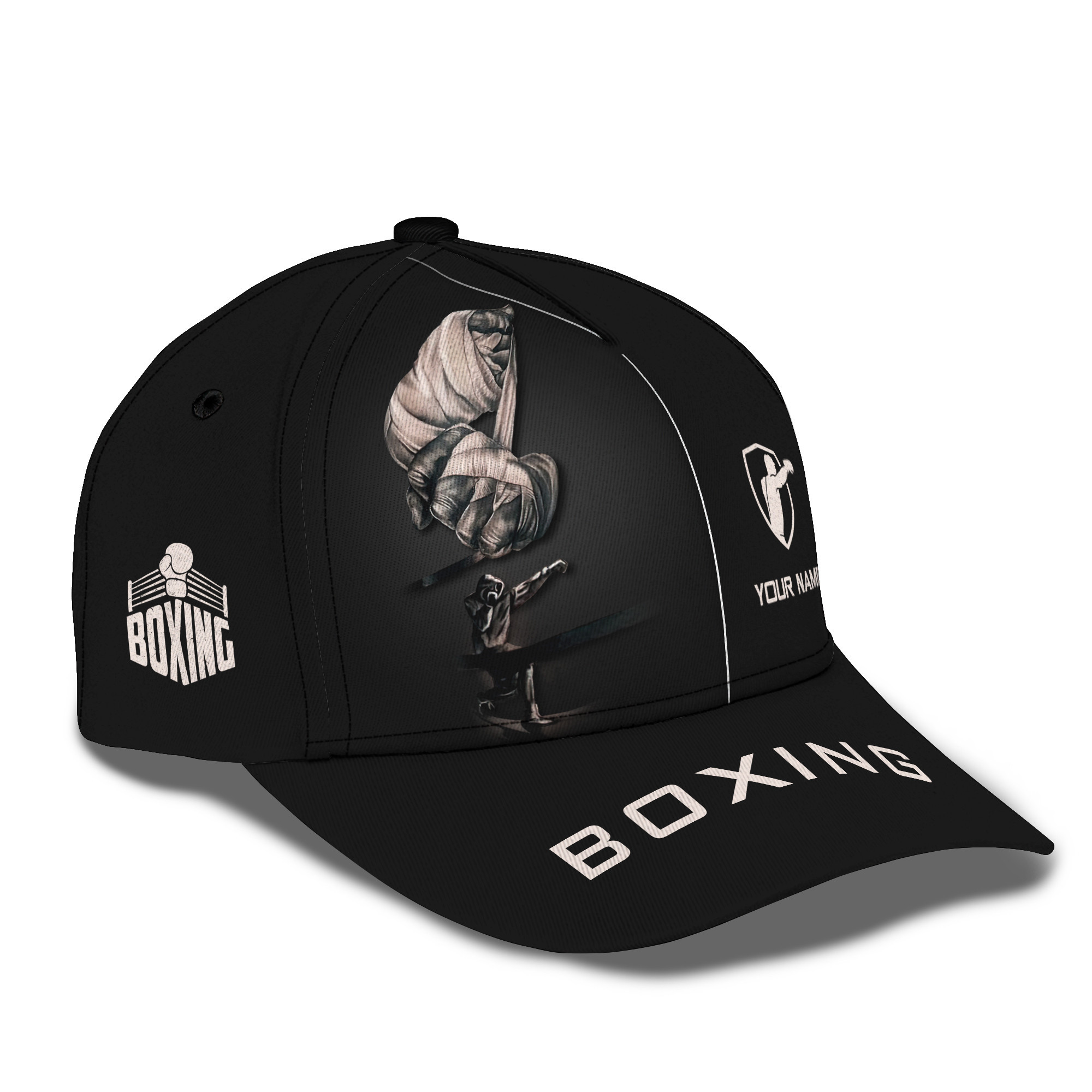Personalized Boxing 3D Classic Cap Boxing Classic Cap Gifts for Boxing Lovers