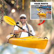 Personalized Photo Kayaking Acrylic Ornament For Kayaking Lover - Custom Your Photo Ornament Decor Christmas Tree