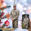 Custom Photo Ornament Gift For Soldier - Personalized Military Gifts Christmas For Military Families