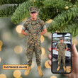 Custom Photo Ornament Gift For Soldier - Personalized Military Gifts Christmas For Military Families