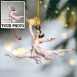 Custom Photo Ornament Gift For Ballet Dancer - Personalized Photo Ornament Christmas Gift For Ballet Dancer