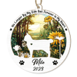 Personalized Cat Memorial Suncatcher Ornament For Pet Lovers - Loss of Pet Sympathy Gift - Custom Name Cat Decor vr7
