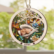 Personalized Pit Bull Memorial Suncatcher Ornament Dog Sleeping in the Wings Angel Gift for Pet Lovers