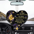 My Mind Still Talk To You, Personalized Memorial Ornament for Car Decor, Custom Memorial Gift