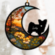 Personalized Papillon Loss Memorial Ornament, Custom Suncatcher Ornament For Loss of Pet Gift Ideas For Pet Lovers