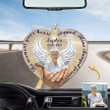 Personalized Memorial Car Ornament, Custom Name, Photo And Year Car Ornament, Memorial Gift for Lossing