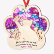 No Longer By My Side Cat, Personalized Memorial Suncatcher Ornament, Car Hanger Memorial Gifts For Pet Lovers