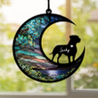 Personalized Pitbull Loss Memorial Ornament, Custom Suncatcher Ornament For Loss of Pet Gift Ideas For Pet Lovers