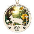 Personalized Bengal Memorial Suncatcher Ornament For Cat Lovers - Loss of Pet Sympathy Gift - Custom Name Cat Decor