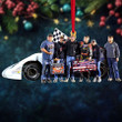 Custom Photo Dirt Track Racing Christmas Ornament for Christmas Decor, Christmas Gift for Him, Racers