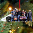 Custom Photo Dirt Track Racing Christmas Ornament for Christmas Decor, Christmas Gift for Him, Racers