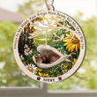 Personalized Pet Sleeping in the Wings angel Suncatcher Ornament Australian Kelpie Lovers Gift For Mothers Birthday