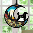 Personalized Poodle Loss Memorial Ornament, Custom Suncatcher Ornament For Loss of Pet Gift Ideas For Pet Lovers