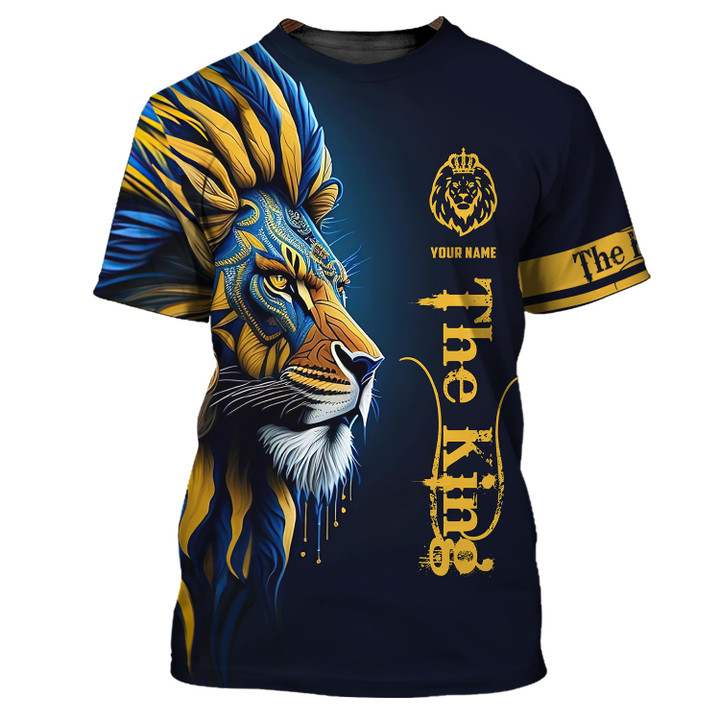 Lion Custom Shirts The King Tee Shirt Gift For Lion Lovers