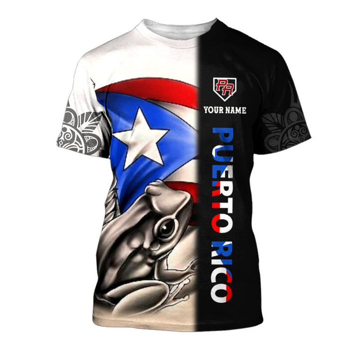 Puerto Rico Tee Shirt Custom Puerto Rico Shirts Puerto Rico 3D Shirt