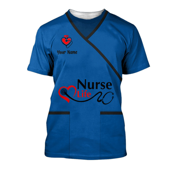 Nursing Tools Shirts Medical Scrubs Clothing Custom Nurse Tshirt