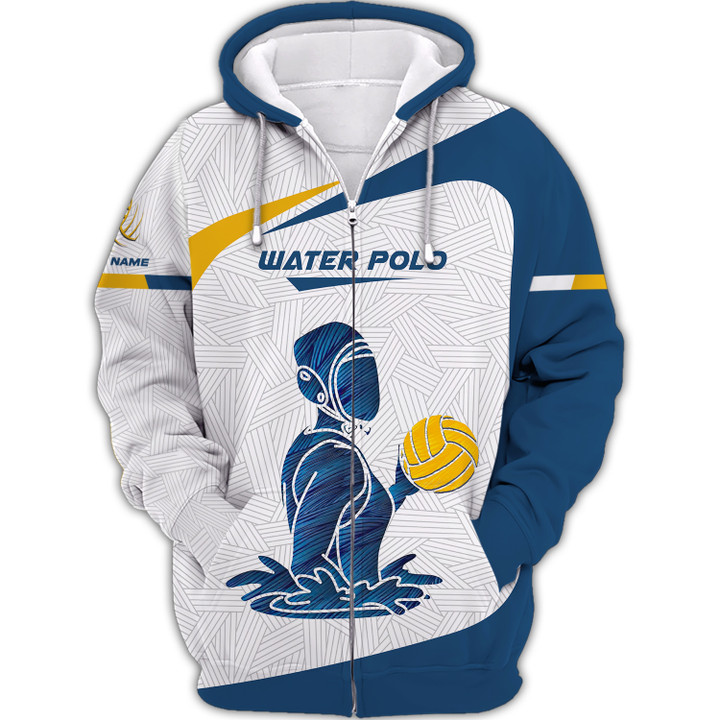 Water Polo Custom Zipper Hoodie Water Polo Jersey Water Polo Zipper Hoodie