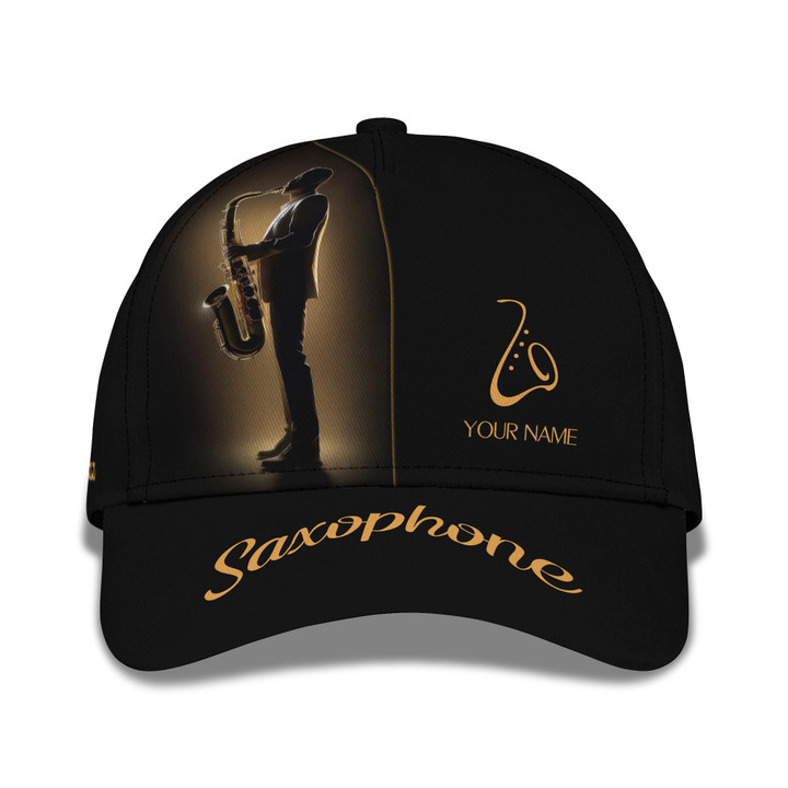 A Man Playing A Saxophone Custom Name 3D Zipper Hoodie Gift For Saxophone Lovers