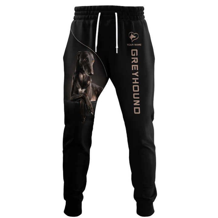 Greyhound Personalized 3D Sweatpants Gift For Greyhound Lovers