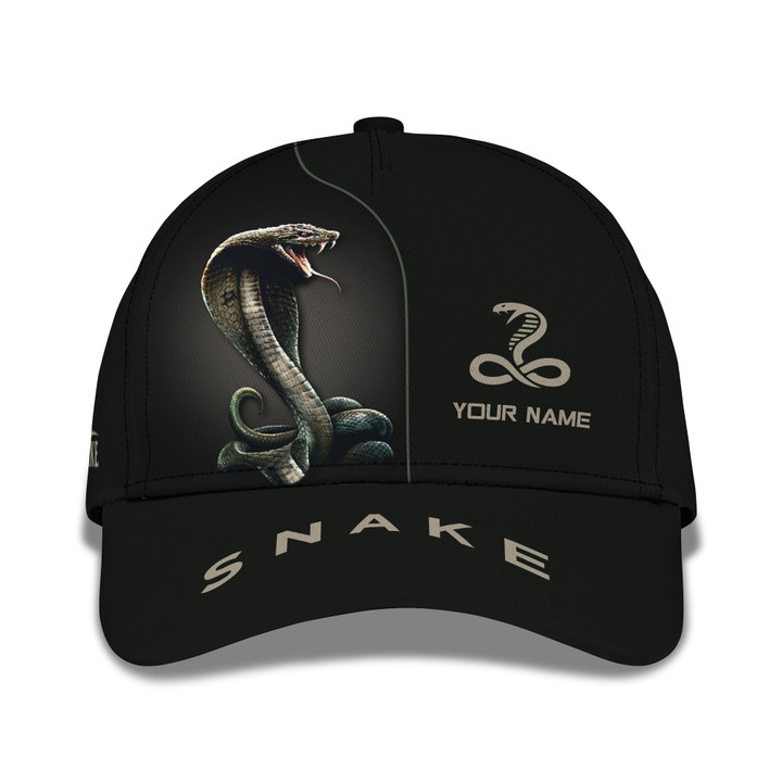 Custom Name Snake Classic Cap Gift For Men & Woman Love Snake