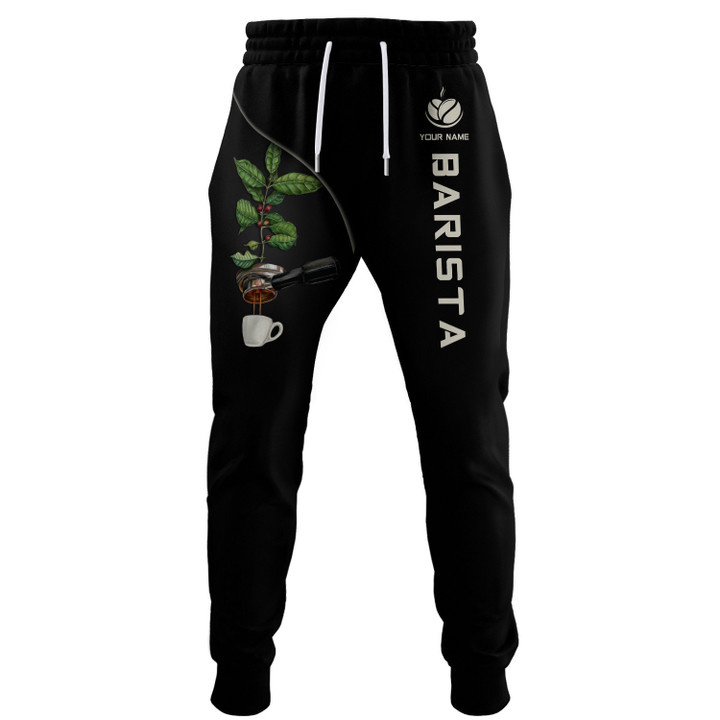 Barista Custom Name 3D Sweatpants Personalized Gift For Baristas