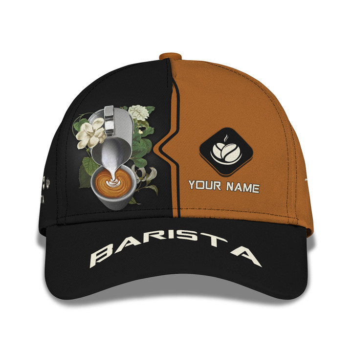 Custom Name Barista 3D Classic Cap Personalized Gift For Barista