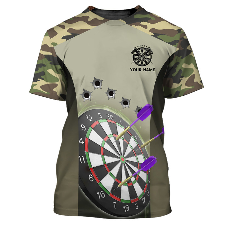 Personalized Name TMNT Darts Purple Version All Over Printed Unisex Shirt