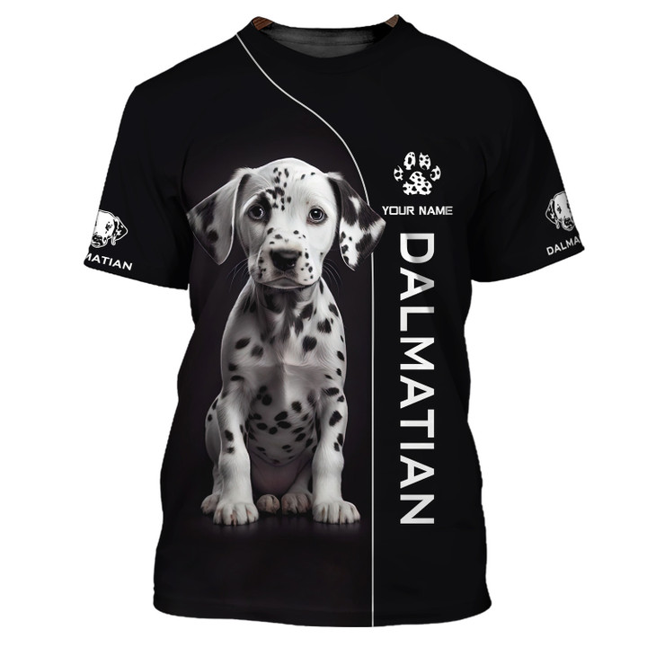 Dalmatian Personalized Name 3D Shirt Custom Gift For Dalmatian Lovers