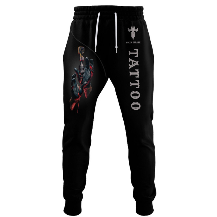 Tattoo Personalized Name 3D Tattoo Artist Sweatpants Gift For Tattoo Lovers