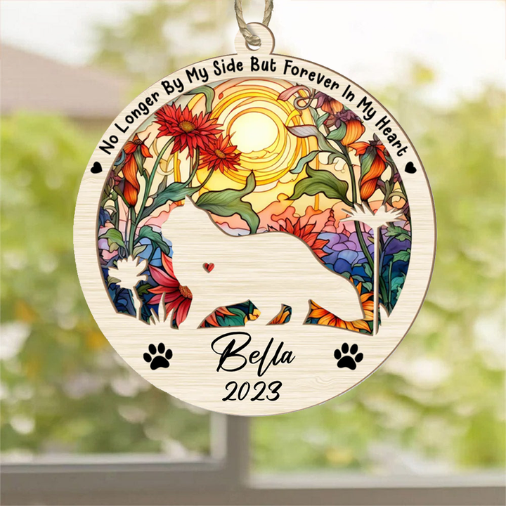 Personalized Ragdoll Memorial Suncatcher Ornament For Cat Lovers - Loss of Pet Sympathy Gift - Custom Name Cat Decor