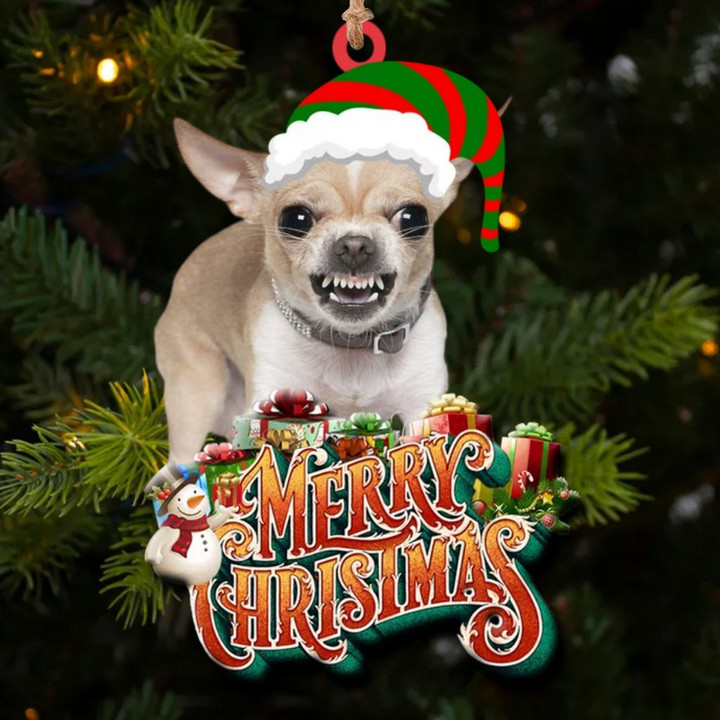 Custom Photo Dog Ornament for Christmas Decor, Pet Shape Acrylic Ornament, Christmas Gift for Dog, Cat Lovers